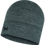 Buff Midweight Merino Wool Hat Light Grey Melange