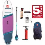 Red Paddle Co Ride 10'6" x 32" 箱 Special Edition Purple/White | with Cruiser Tough Paddle
