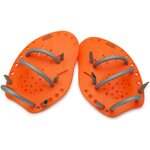 Zoggs Matrix Hand Paddles Orange/Grey