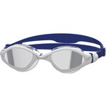 Zoggs Tiger LSR+ Titanium White/Blue/Mirror Smoke