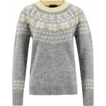 Ulvang Eio Sweater Womens Grey Melange/Parsnip/Vanilla
