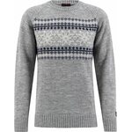 Ulvang Eio Sweater Mens Grey Melange/Vanilla/New Navy