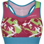 La Sportiva Captive Top Women Red Plum/Lime Green