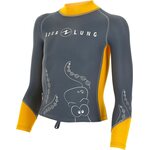 AquaLung Rashguard Kid Orange / Grey