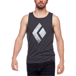 Black Diamond Chalked Up Tank Mens Carbon