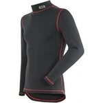 KWARK Power Stretch Long Sleeve Shirt Mens Black/Red