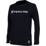 AquaLung CeramiQskin Top LS Womens Black / Black