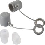 Salomon Soft Valve Cover Clear/Alloy