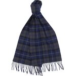 Barbour Tartan Lambswool Scarf Olive Night