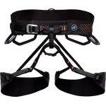 Mammut Comfort Fast Adjust Harness Mens Black-Safety Orange