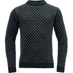Devold Sørisen Wool Sweater Mens Ink / Offwhite