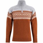 Ulvang Marius Half Zip Mens Arabian Spice/Vanilla/Grey Melange
