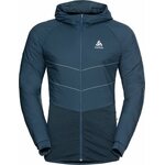 Odlo Run Easy S-Thermic Jacket Mens Blue Wing Teal