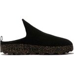 Asportuguesas Come Mens Black felt and black sole