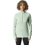 Houdini Desoli Light Half Zip Womens Shore Green