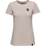 Black Diamond Mountain Diamond Tee Womens Ice Pink