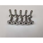 Ozone Screws for Hydrofoil M6 countersunk 24mm x 10 large head