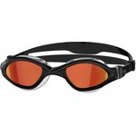 Zoggs Tiger LSR+ Titanium Black/Grey/Mirror Tiger