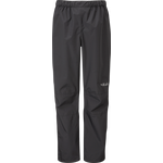 Rab Downpour Eco FZ Pants Regular Womens Black