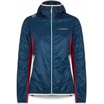 La Sportiva Aequilibrium Insulation Hoody Womens Storm Blue / Red Plum