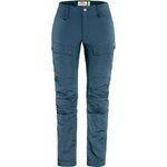 Fjällräven Keb Trousers Curved Womens Regular (22) Indigo Blue (534)