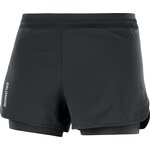 Salomon Cross 2in1 Short Womens Deep Black