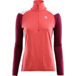 Aclima Lightwool Reinforced Mockneck Womens Baked Apple / Zinfandel Nature