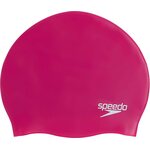 Speedo Plain Moulded Silicone Cap Electric Pink