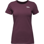 Black Diamond Peaks T-Shirt Womens Blackberry