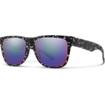 Smith Lowdown 2 Matte Black Marble - ChromaPop Polarized Violet Mirror
