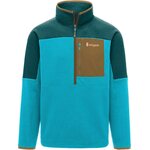 Cotopaxi Abrazo Half-Zip Fleece Jacket Mens Deep Ocean / Mineral Blue
