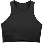 On Race Crop Womens Black / Shadow