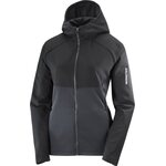 Salomon Runlife Hoodie Womens Deep Black