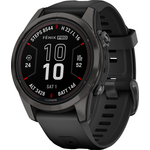 Garmin Fenix 7S Pro Sapphire Solar Carbon Gray Ti w/ Black Band