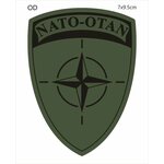 InfraredID NATO Shield Patch OD Green