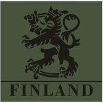 InfraredID Finland Lion Patch, 5x5cm OD Green