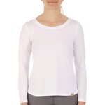 IQ UV Free Long Shirt Climate Changer Womens White