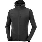 Salomon Outline Warm Hybrid Hoody Mens Deep Black