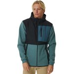 Rip Curl Anti Series Heatseeker Zip Through Mens Blue Green