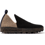 Asportuguesas City Multicolor Womens Black / Taupe and black sole