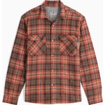 Royal Robbins Snowcap Lined Flannel L/S Mens Java Rush Creek Pld (231)