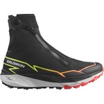 Salomon Winter Cross Spike Black / Fiery Coral / Safety Yellow
