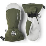 Hestra Army Leather Heli Ski Mitt Olive