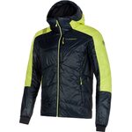 La Sportiva Alpine Guide Primaloft Hoody Mens Black/Lime Punch