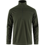 Fjällräven Abisko Lite Fleece Half Zip Mens Deep Forest (662)