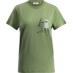 Lundhags Järpen Printed T-Shirt Womens Birch Green (62000)