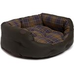 Barbour Wax / Cotton Dog Bed 30" Classic / Olive