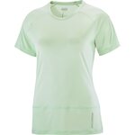 Salomon Cross Run SS Tee Womens Aqua Foam