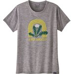 Patagonia Cap Cool Daily Graphic Shirt - Lands Womens Salad Greens: Feather Grey
