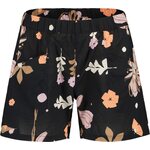 Maloja BergiselM. Organic Cotton Shorts Womens Deep Black Flora